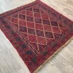 Afghan Mushwani Square Rug