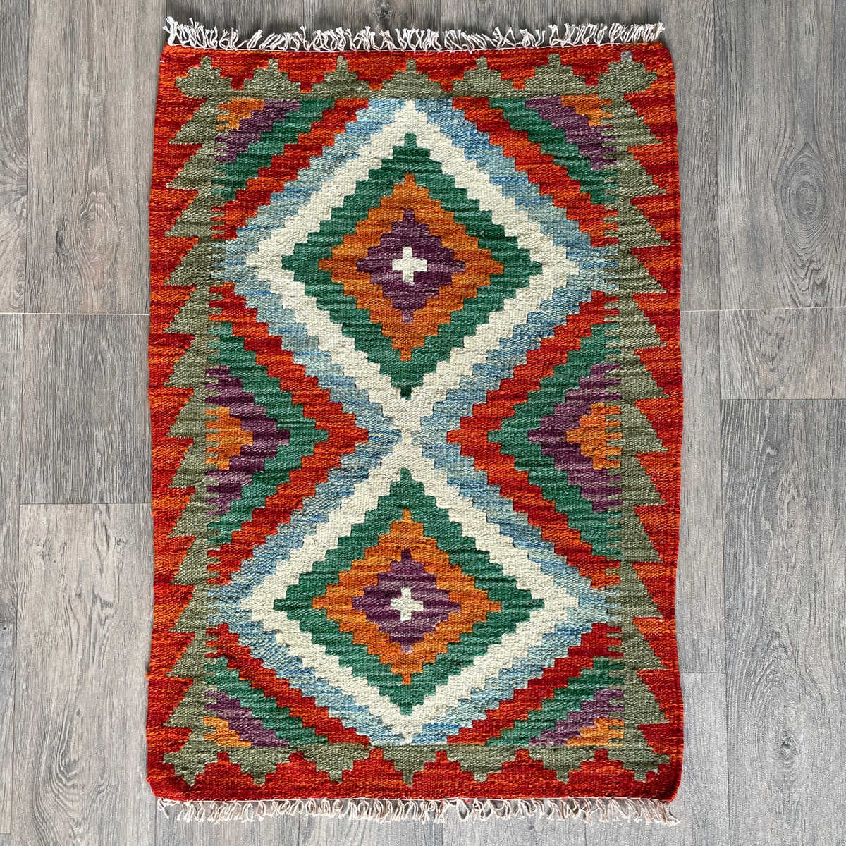 Afghan Kilim Door Mat