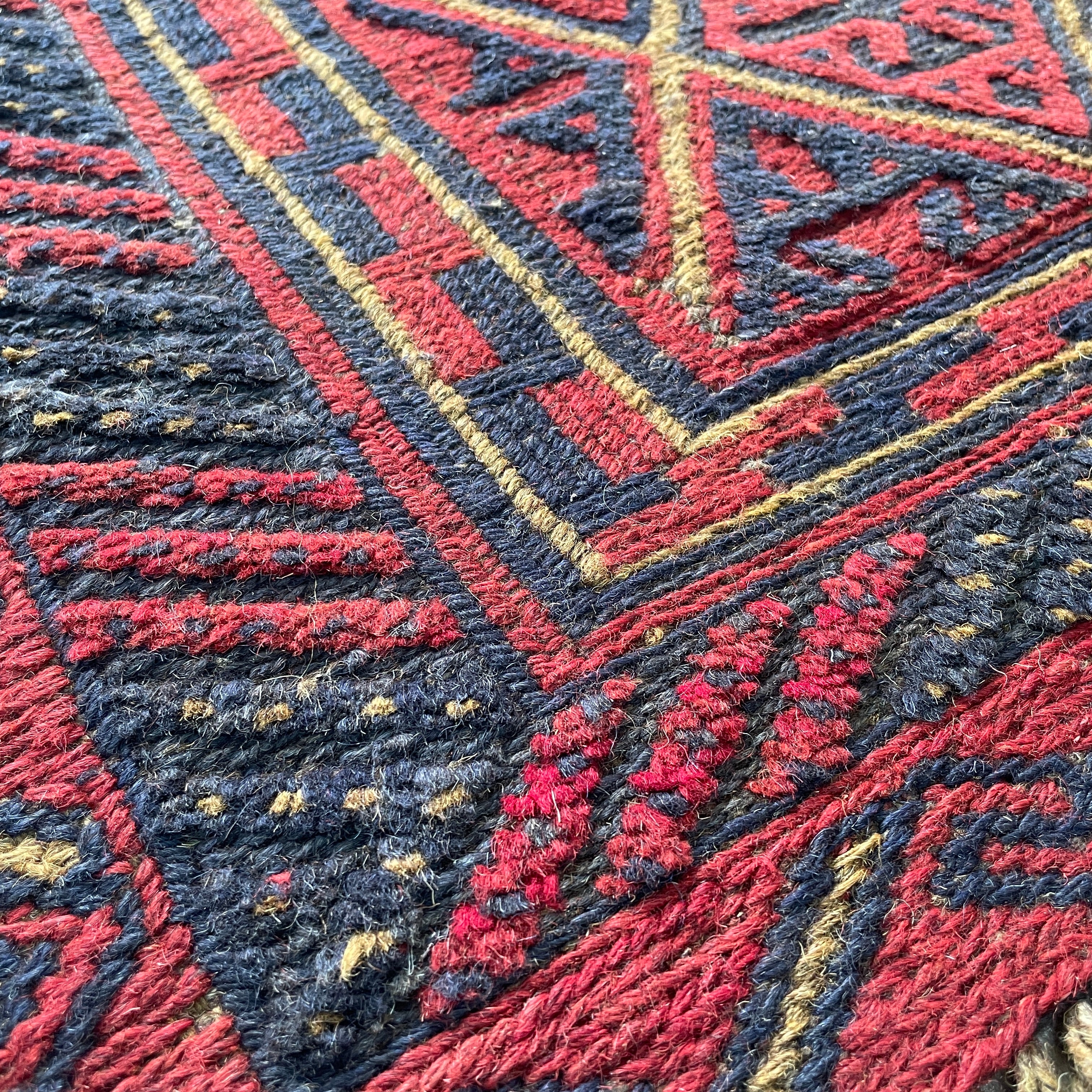 Afghan Mushwani Square Rug