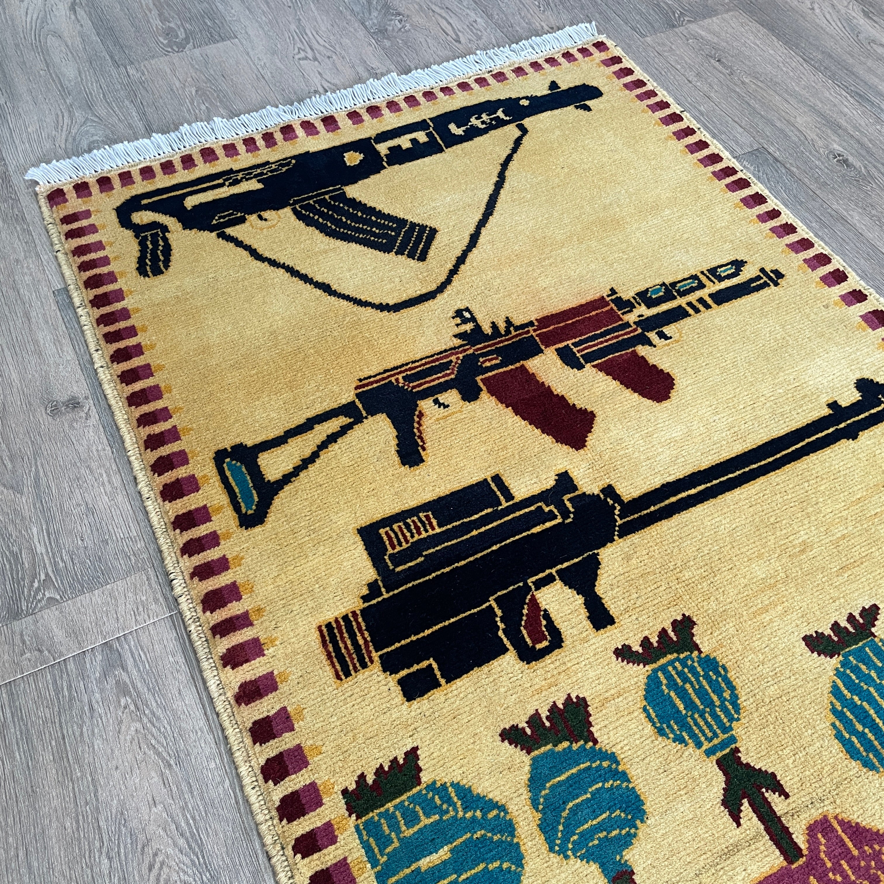 Afghan Soviet War Rug