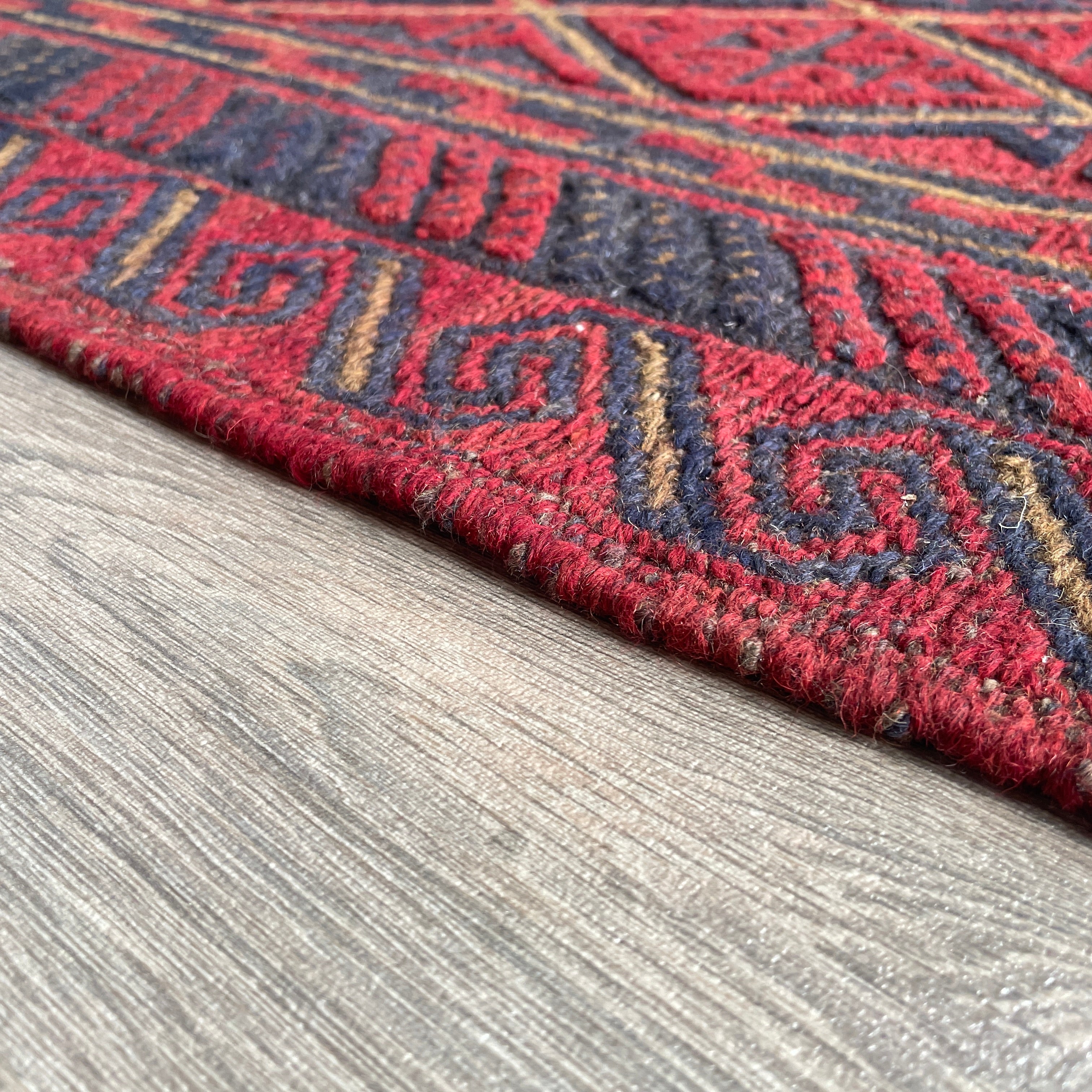 Afghan Mushwani Square Rug