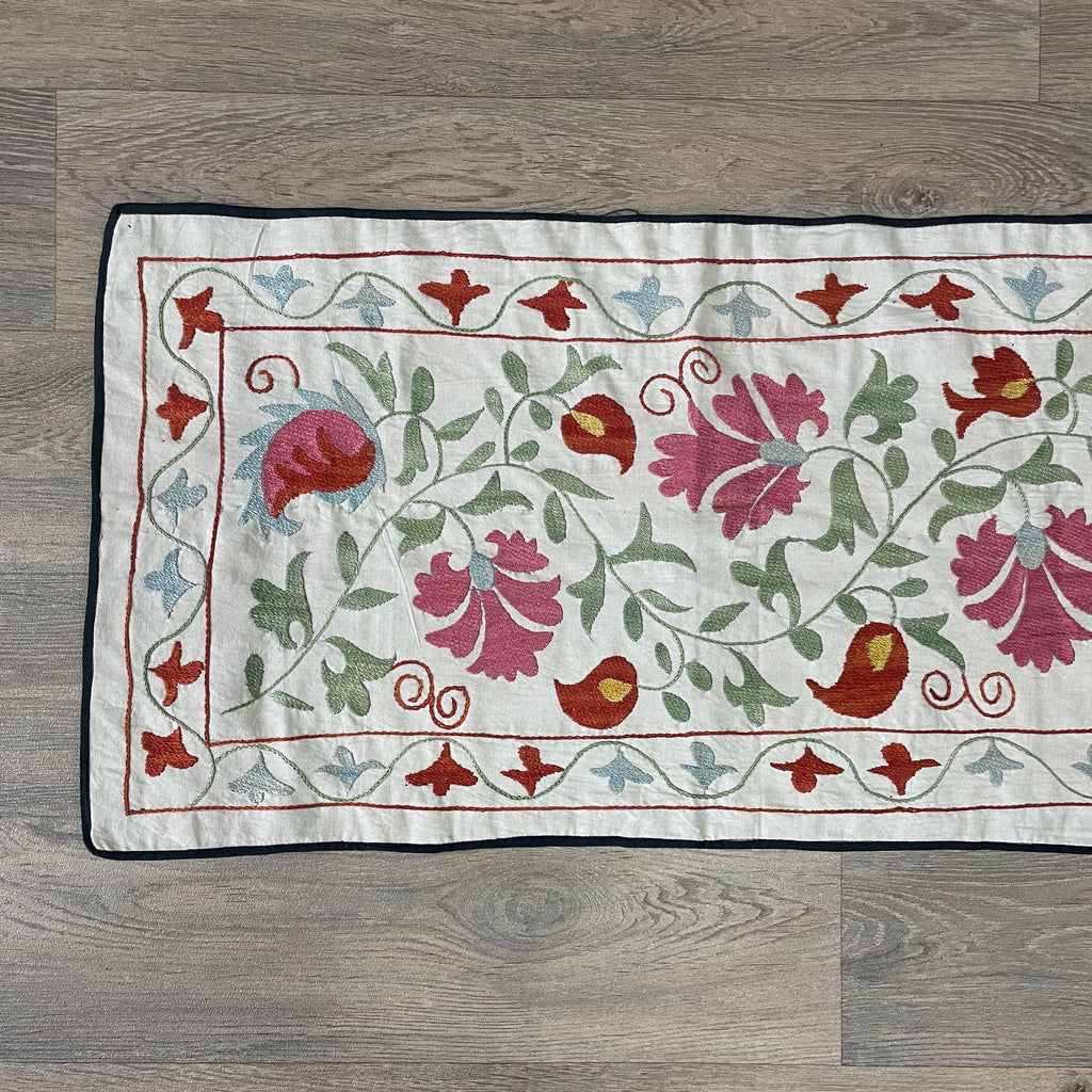 Uzbek Suzani Table Runner