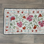 Uzbek Suzani Table Runner