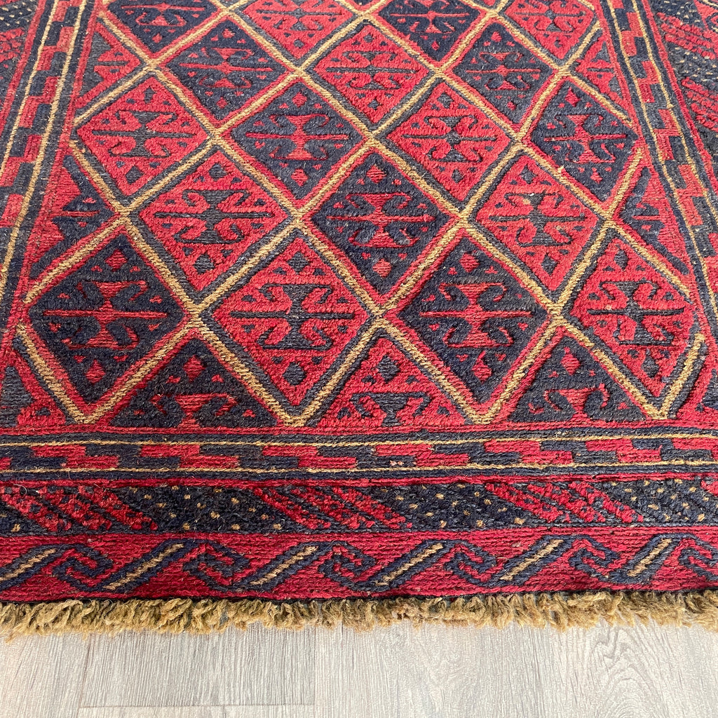 Afghan Mushwani Square Rug