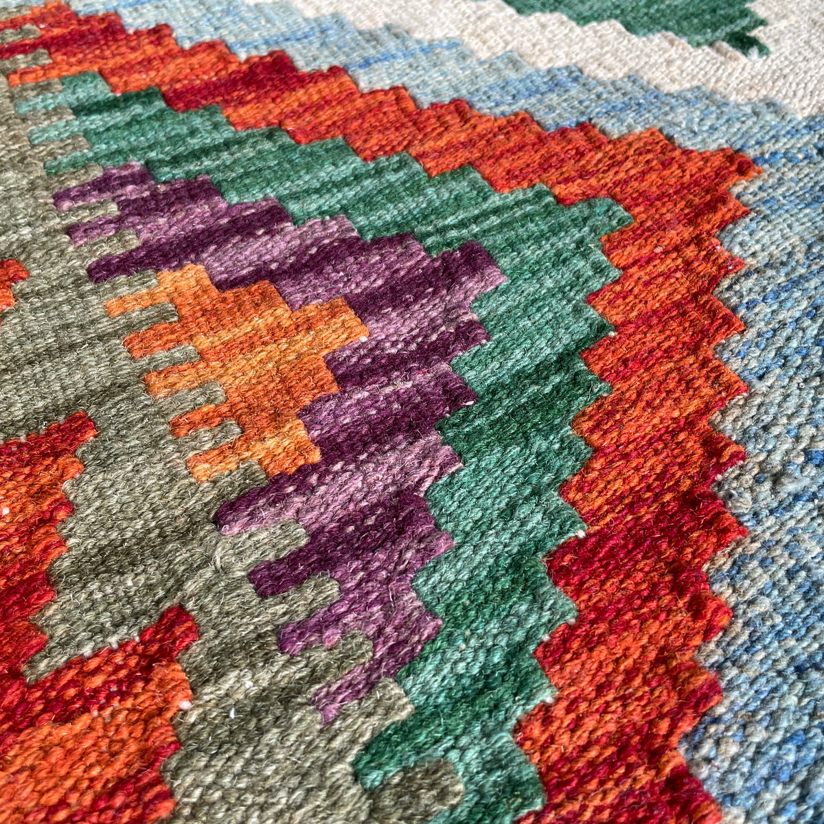 Afghan Kilim Door Mat