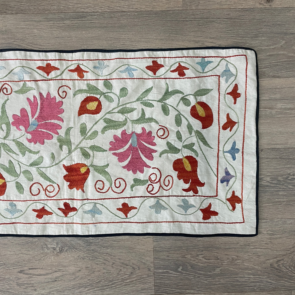 Uzbek Suzani Table Runner