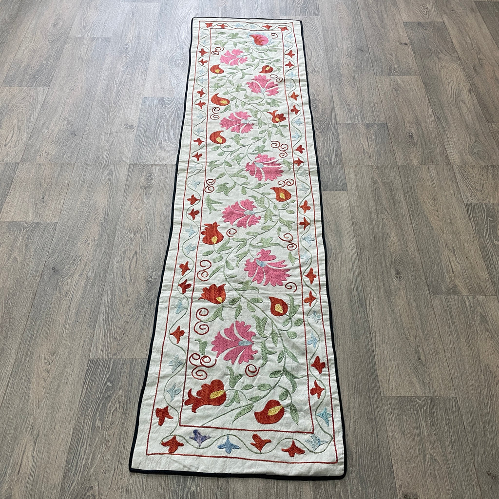 Uzbek Suzani Table Runner