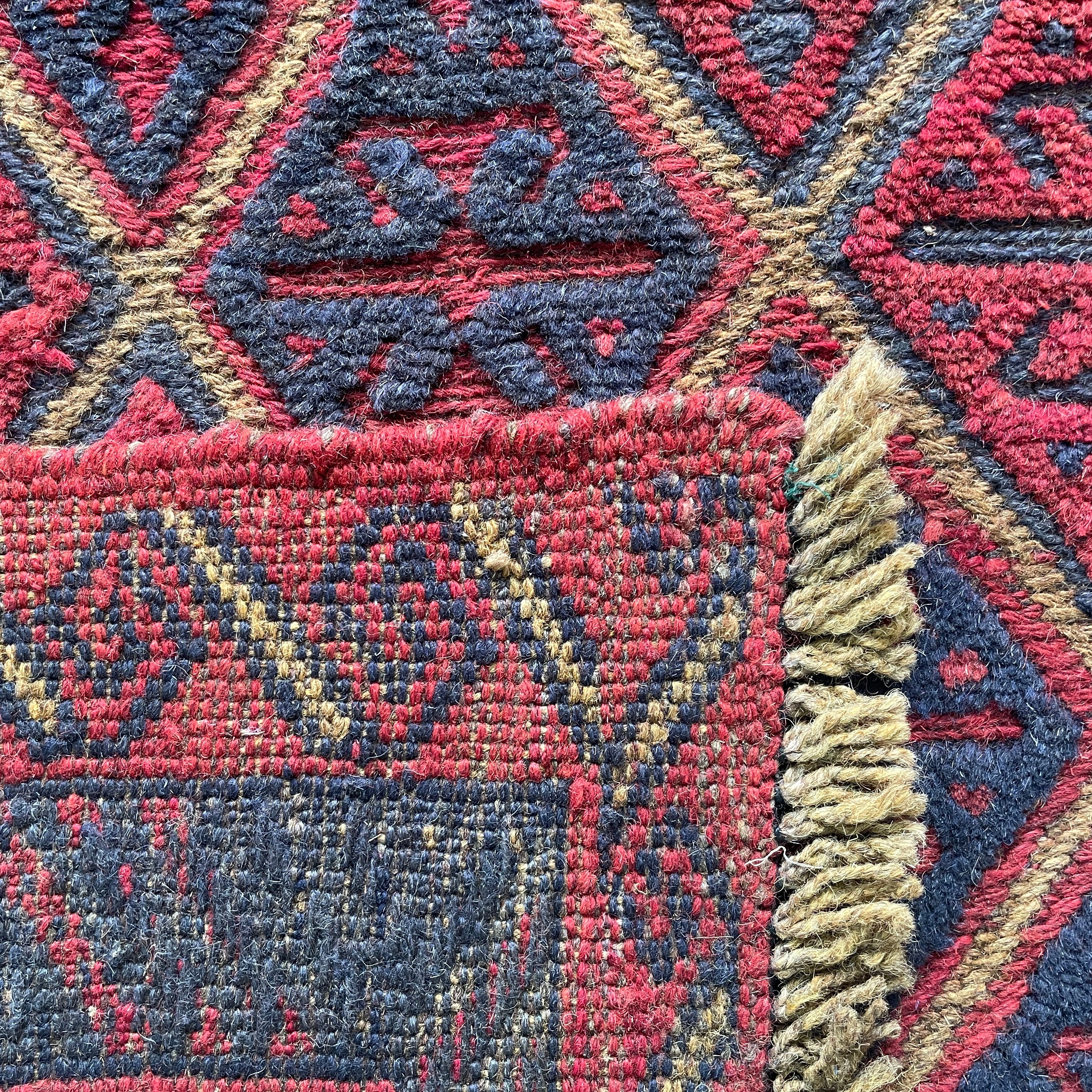 Afghan Mushwani Square Rug