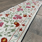 Uzbek Suzani Table Runner