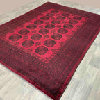 Vintage Afghan Aqcha Rug c. 1970