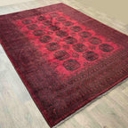 Vintage Afghan Aqcha Rug c. 1970
