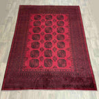 Vintage Afghan Aqcha Rug c. 1970