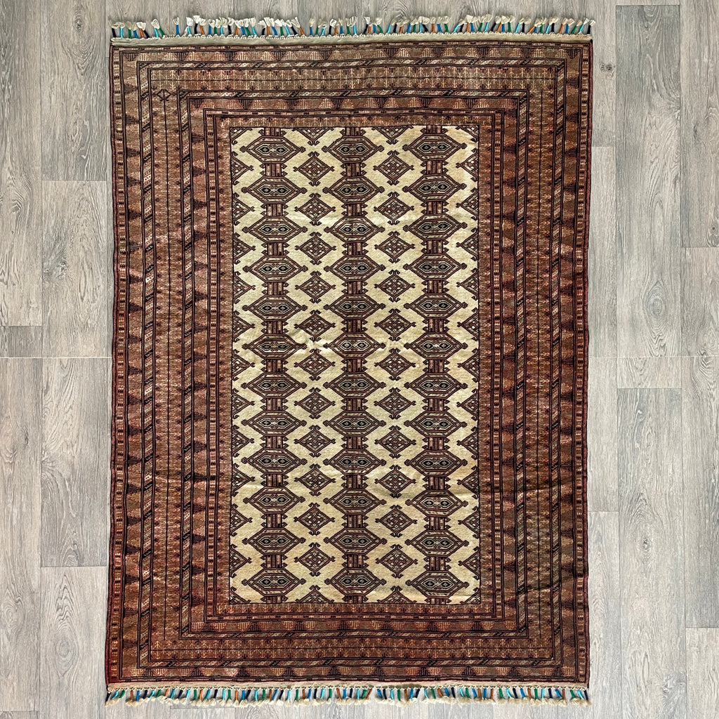 Old Afghan Zahir Shah Rug c. 1970