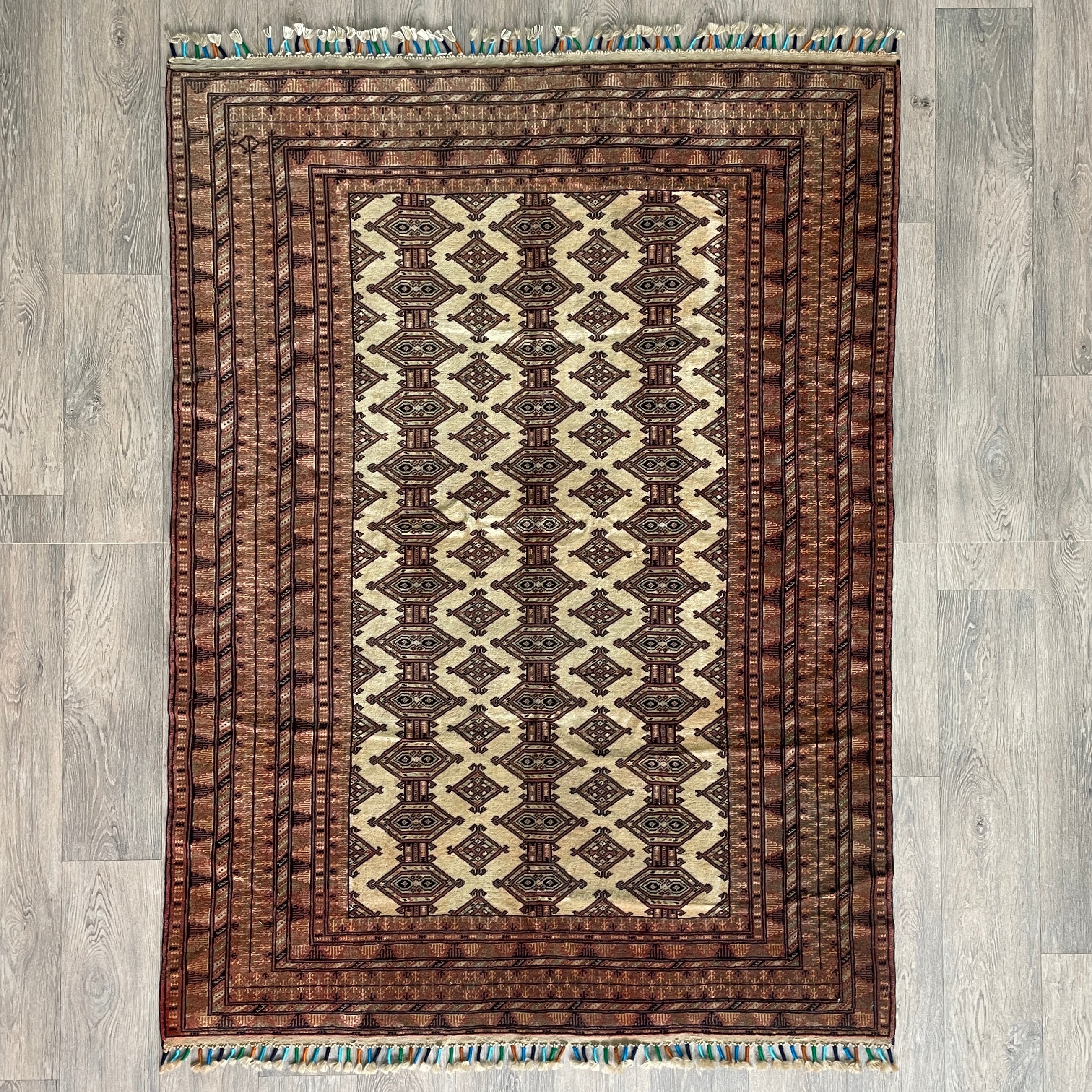 Old Afghan Zahir Shah Rug c. 1970