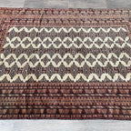 Old Afghan Zahir Shah Rug c. 1970