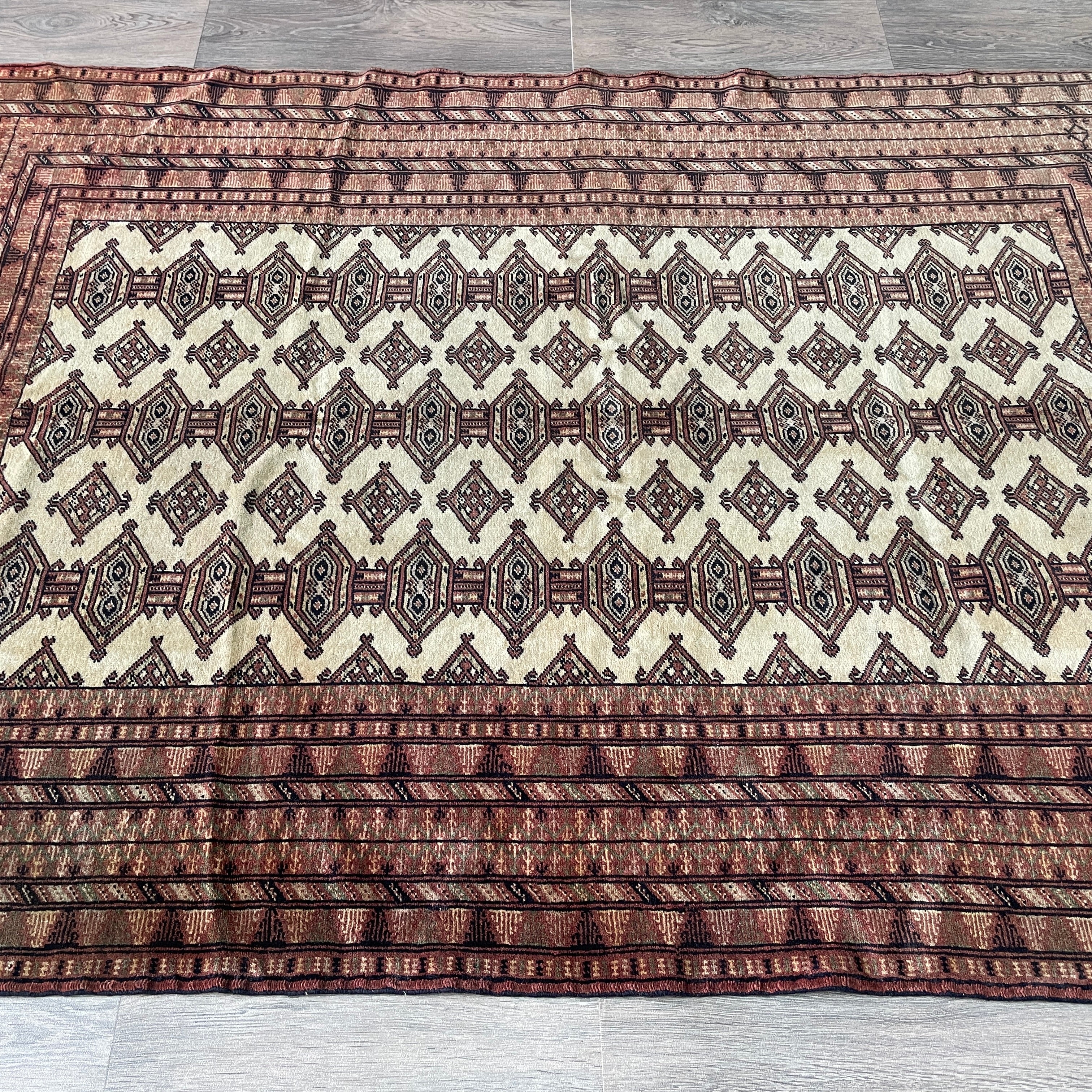 Old Afghan Zahir Shah Rug c. 1970