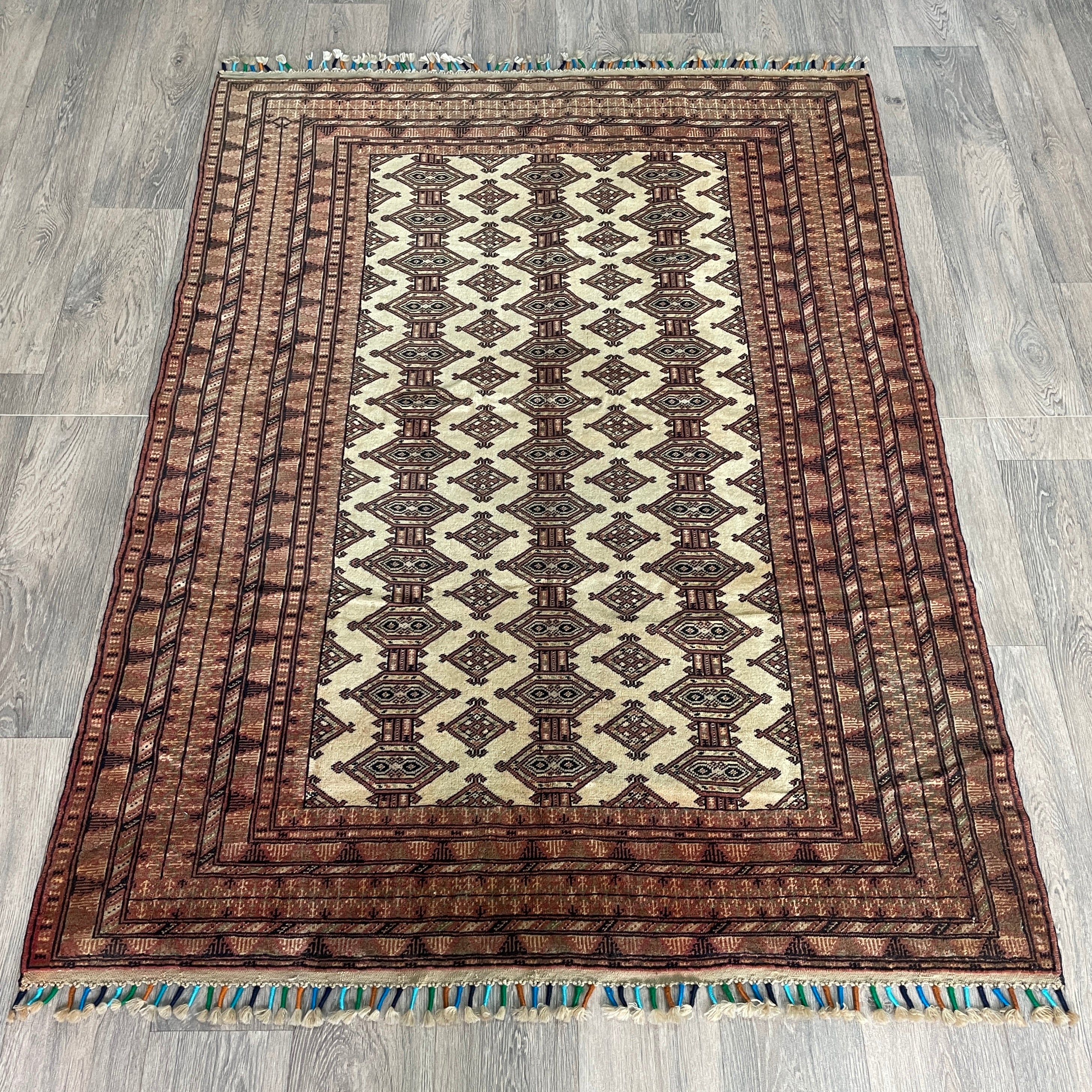 Old Afghan Zahir Shah Rug c. 1970