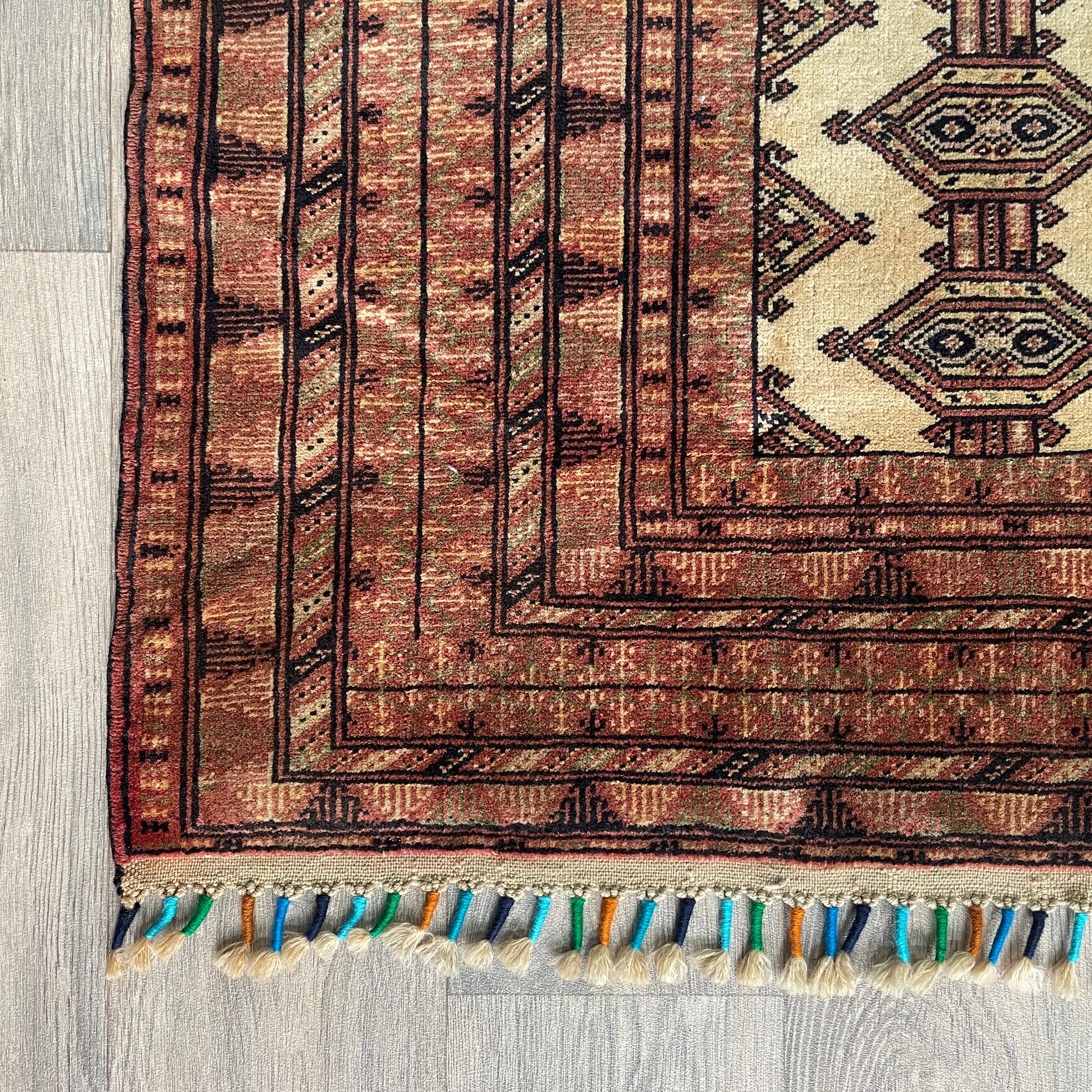 Old Afghan Zahir Shah Rug c. 1970