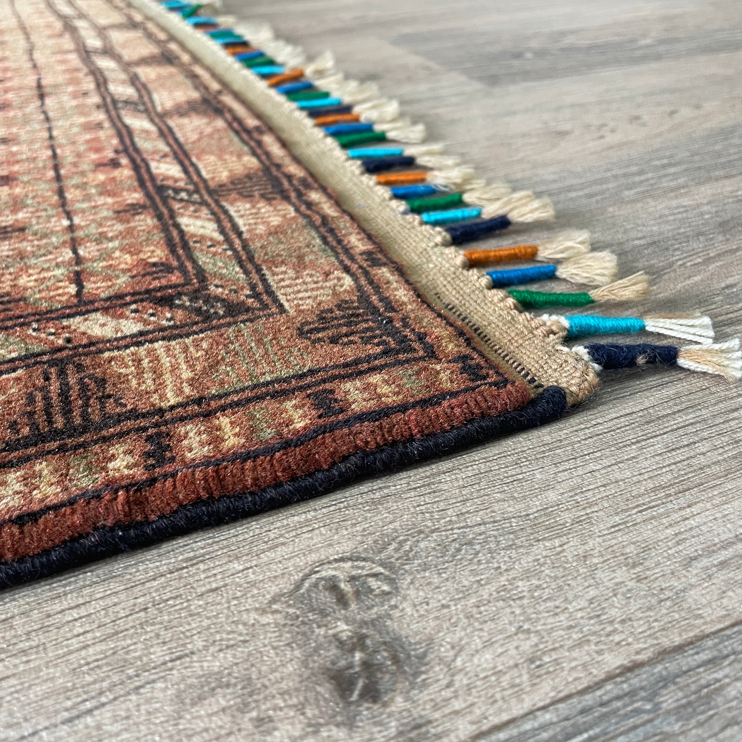 Old Afghan Zahir Shah Rug c. 1970