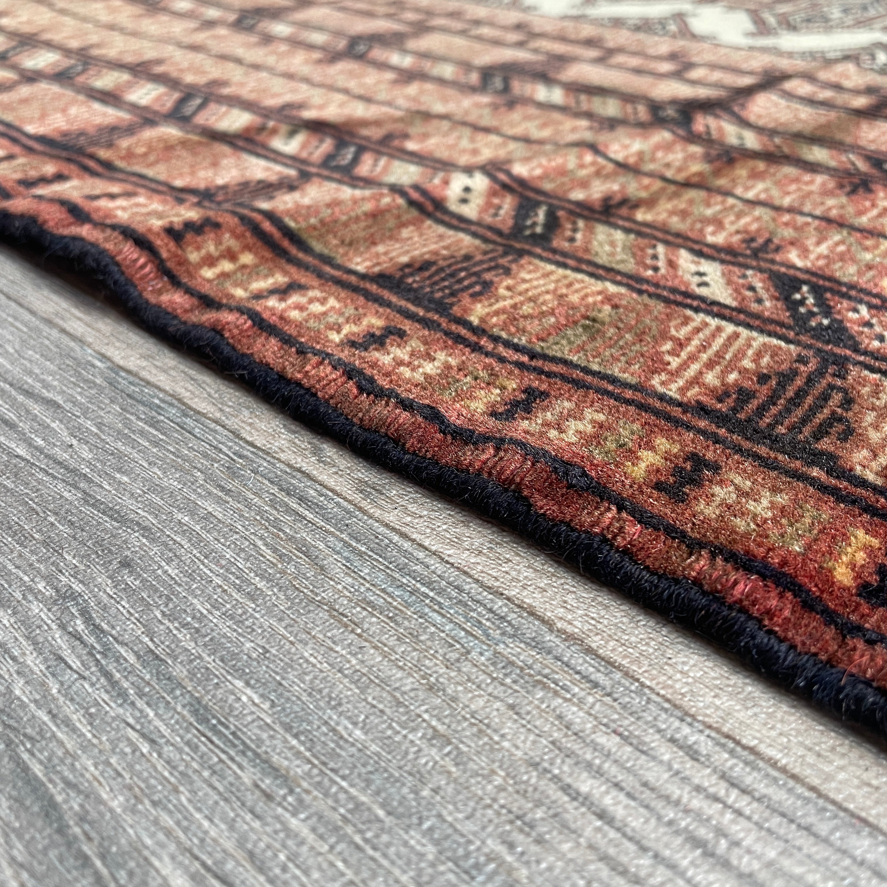 Old Afghan Zahir Shah Rug c. 1970