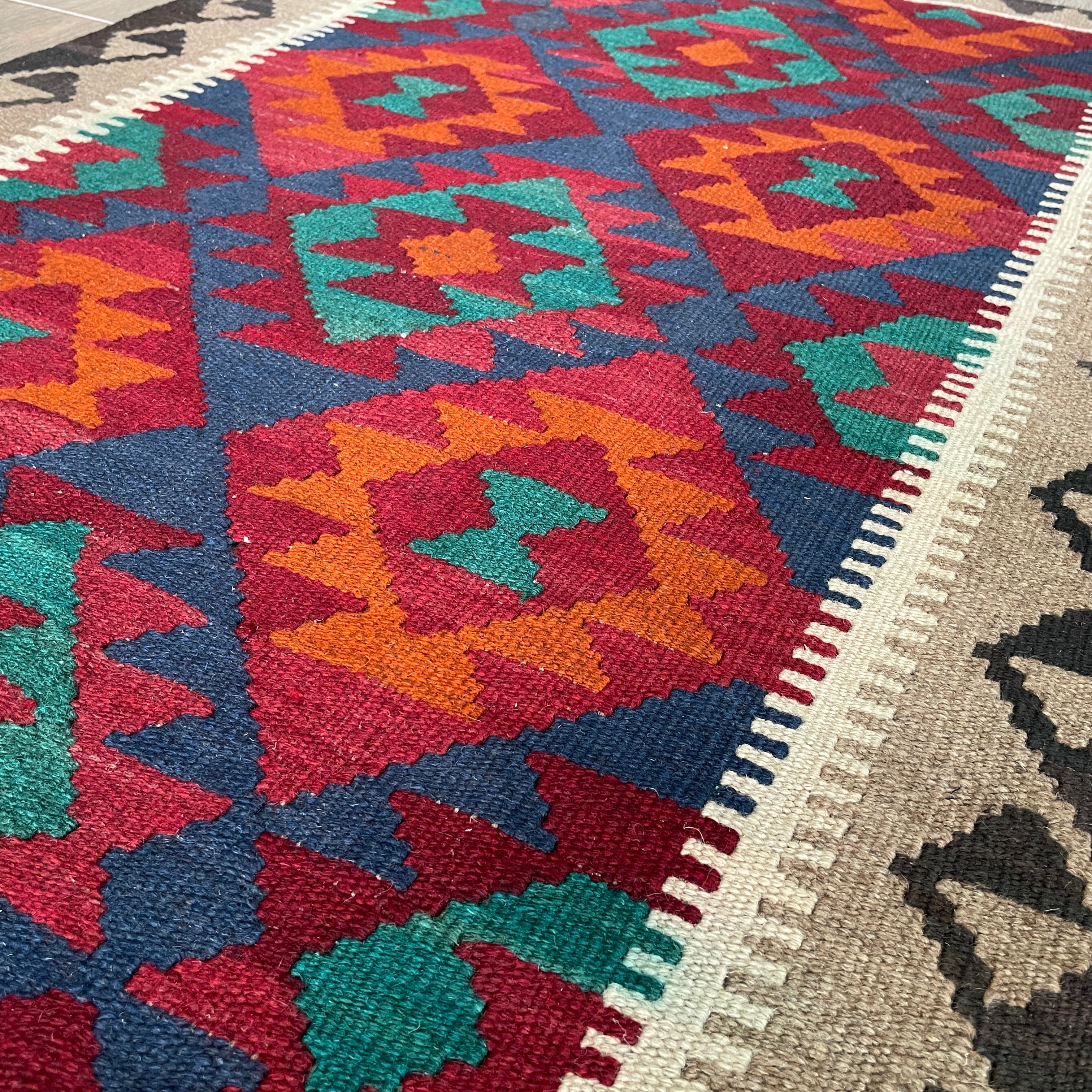 Afghan Maimana Kilim Rug