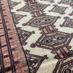 Old Afghan Zahir Shah Rug c. 1970