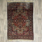Antique Persian Mohtasham Rug c. 1900