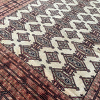 Old Afghan Zahir Shah Rug c. 1970