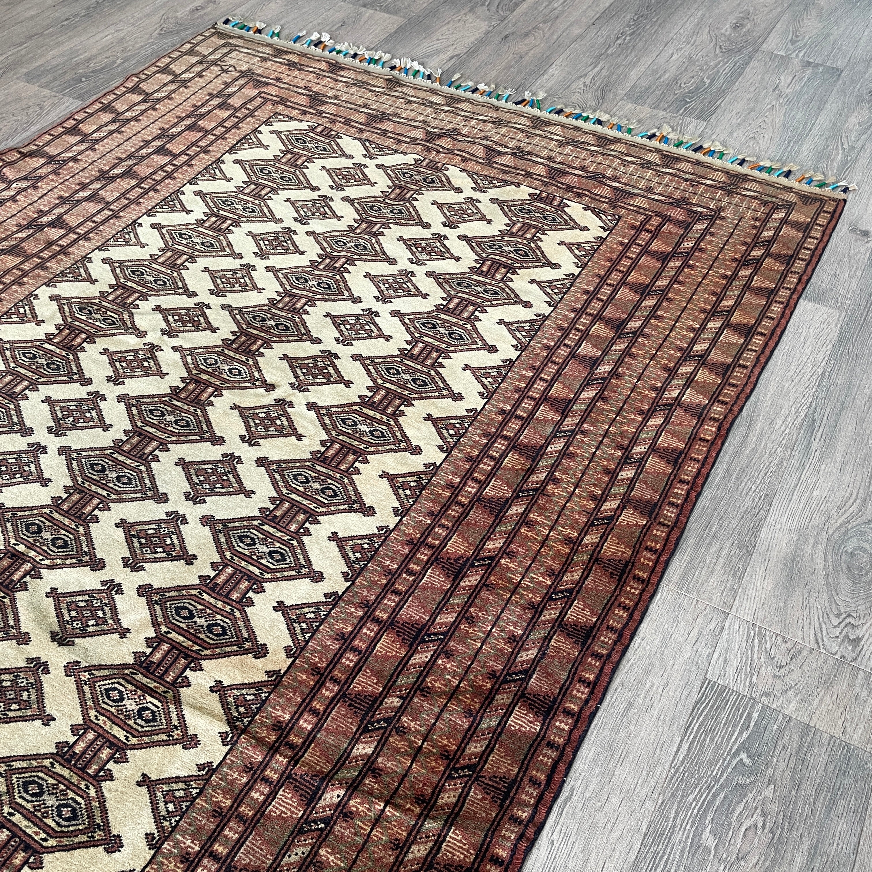Old Afghan Zahir Shah Rug c. 1970