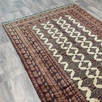 Old Afghan Zahir Shah Rug c. 1970
