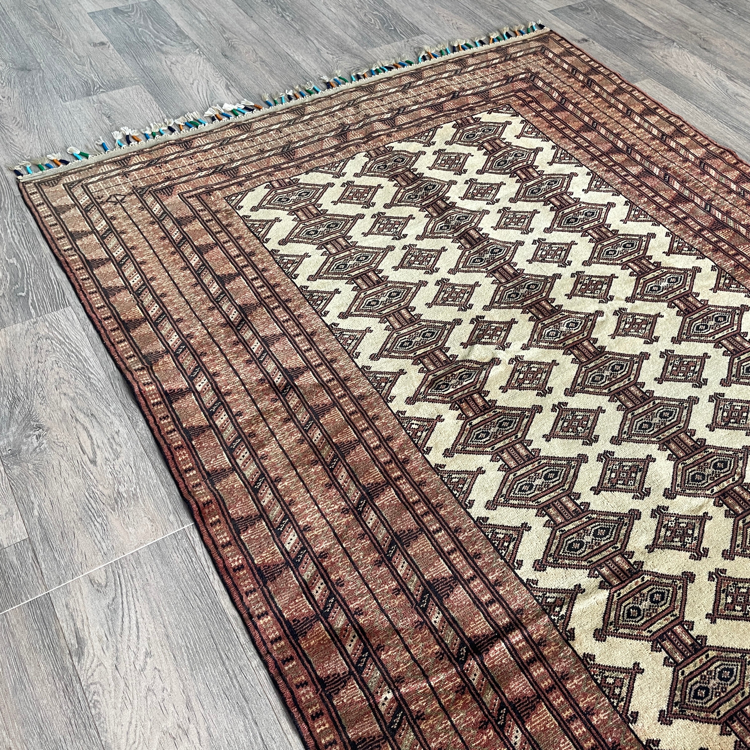 Old Afghan Zahir Shah Rug c. 1970