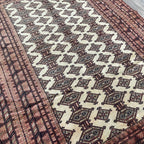 Old Afghan Zahir Shah Rug c. 1970