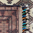 Old Afghan Zahir Shah Rug c. 1970