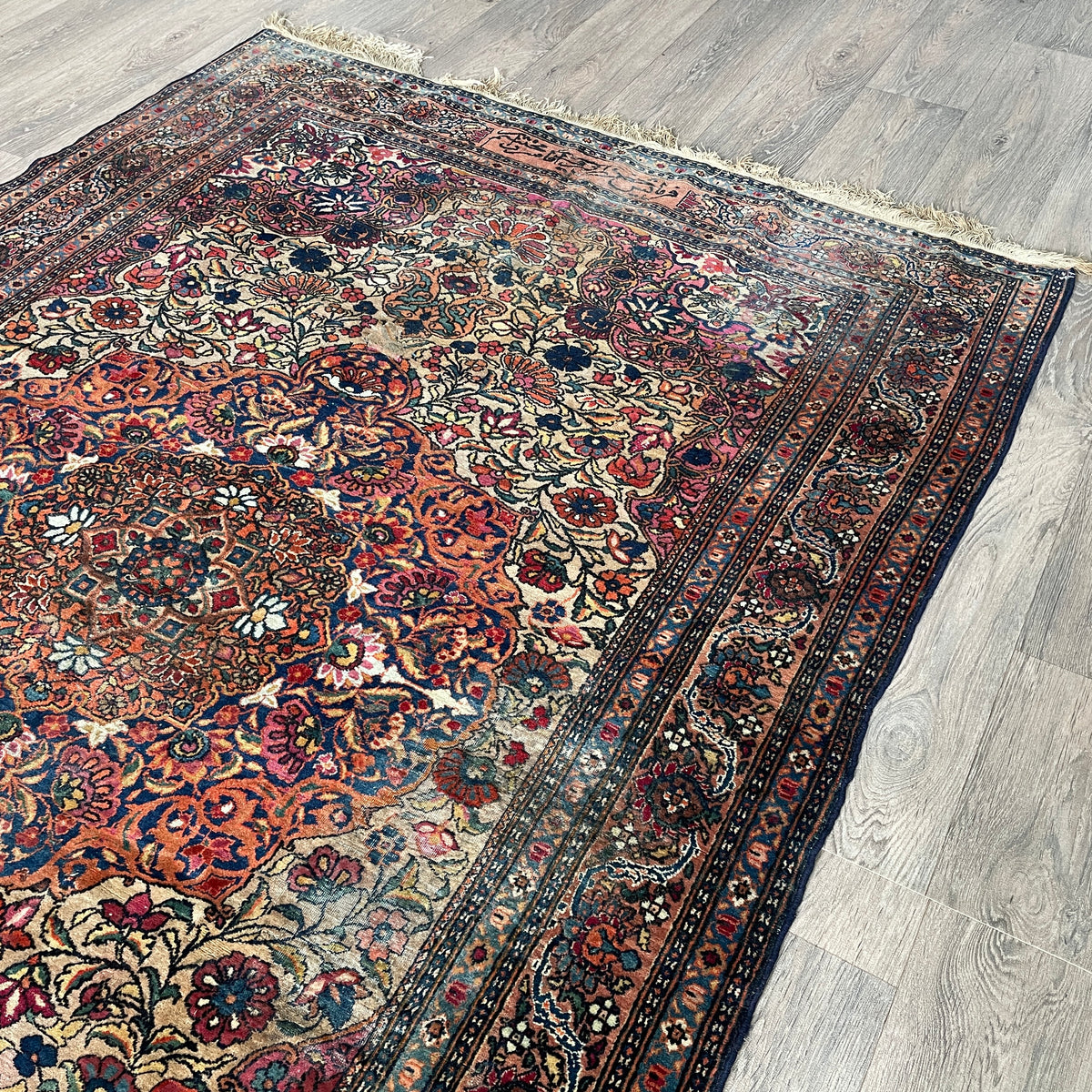 Antique Persian Mohtasham Rug c. 1900
