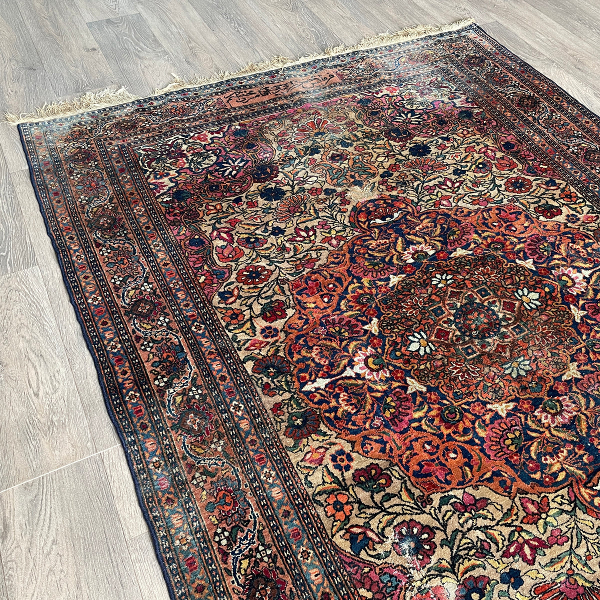 Antique Persian Mohtasham Rug c. 1900