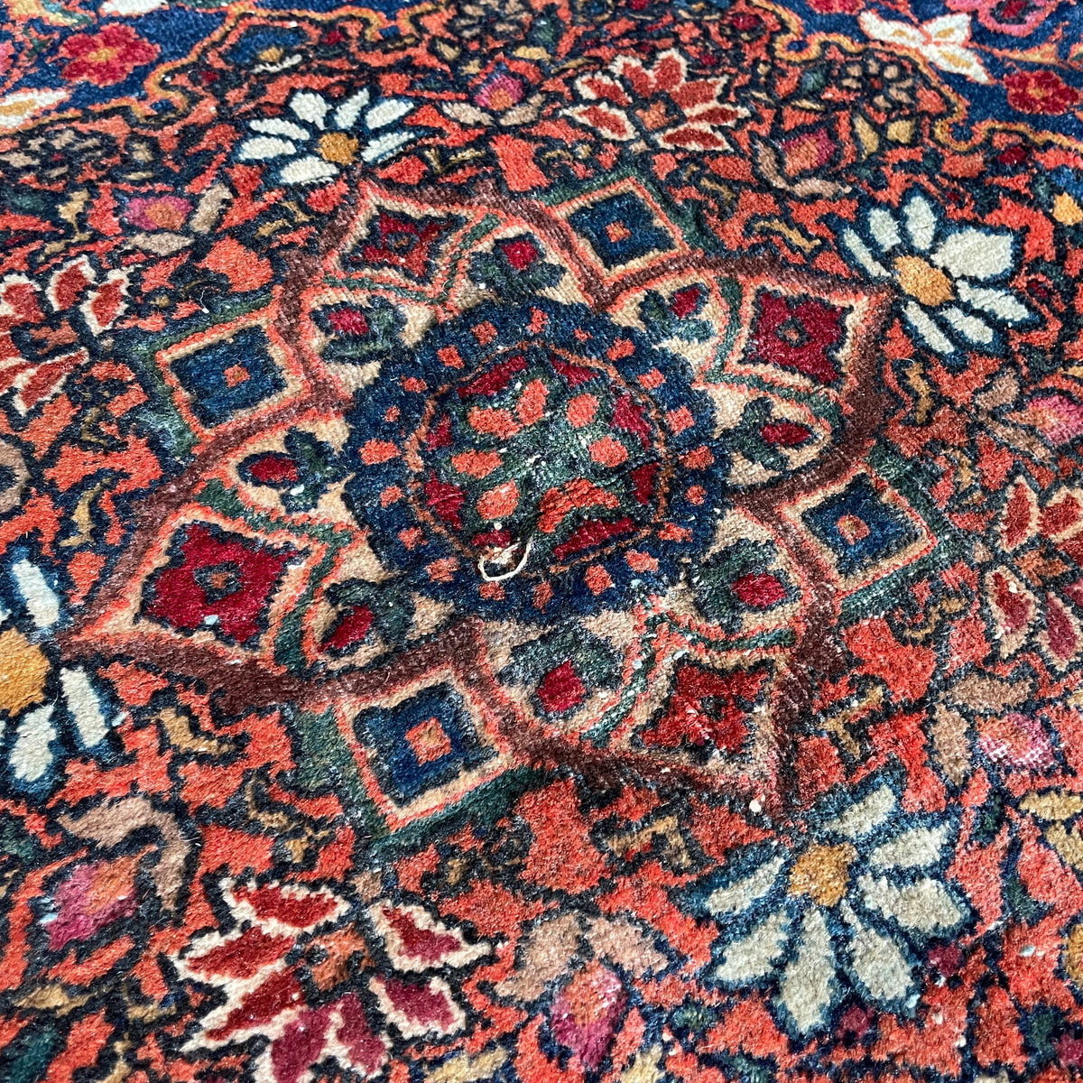Antique Persian Mohtasham Rug c. 1900