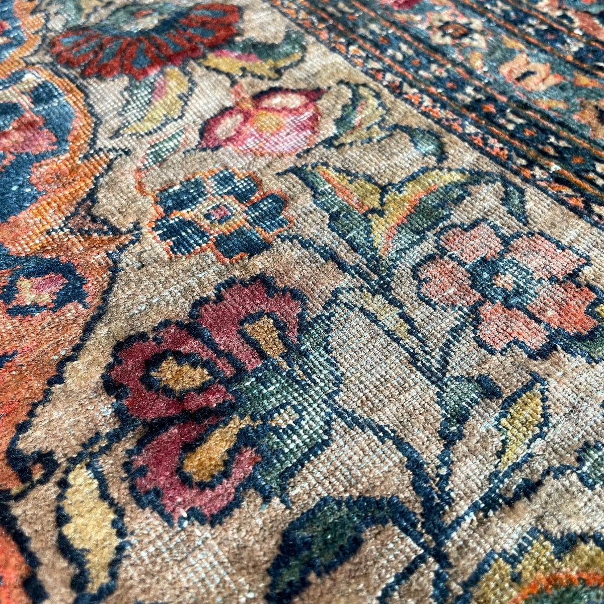 Antique Persian Mohtasham Rug c. 1900