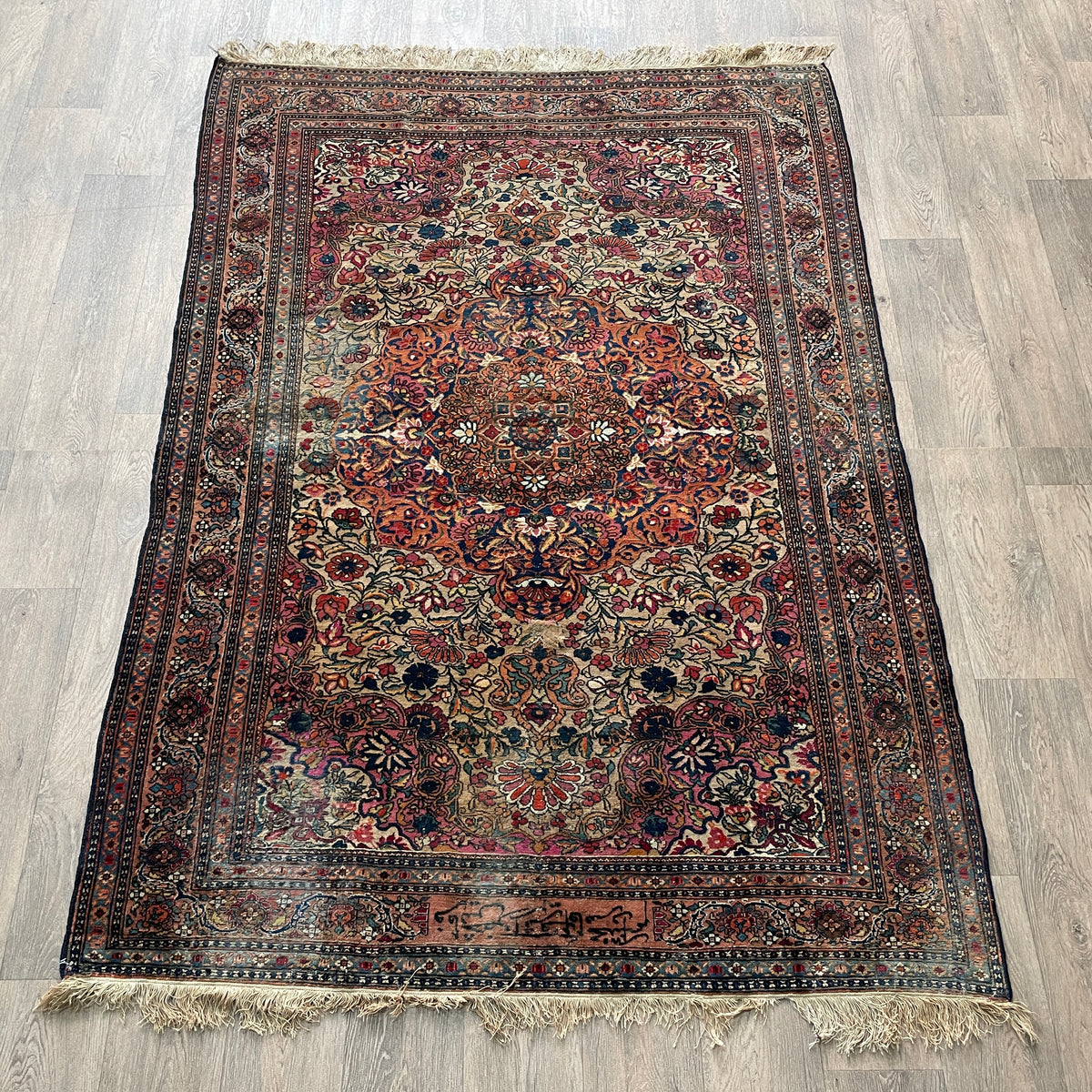 Antique Persian Mohtasham Rug c. 1900