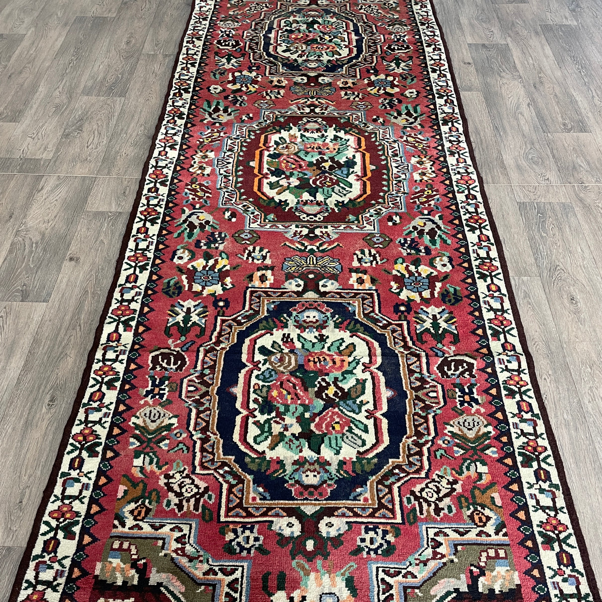Vintage Persian Bakhtiyar Runner c. 1970