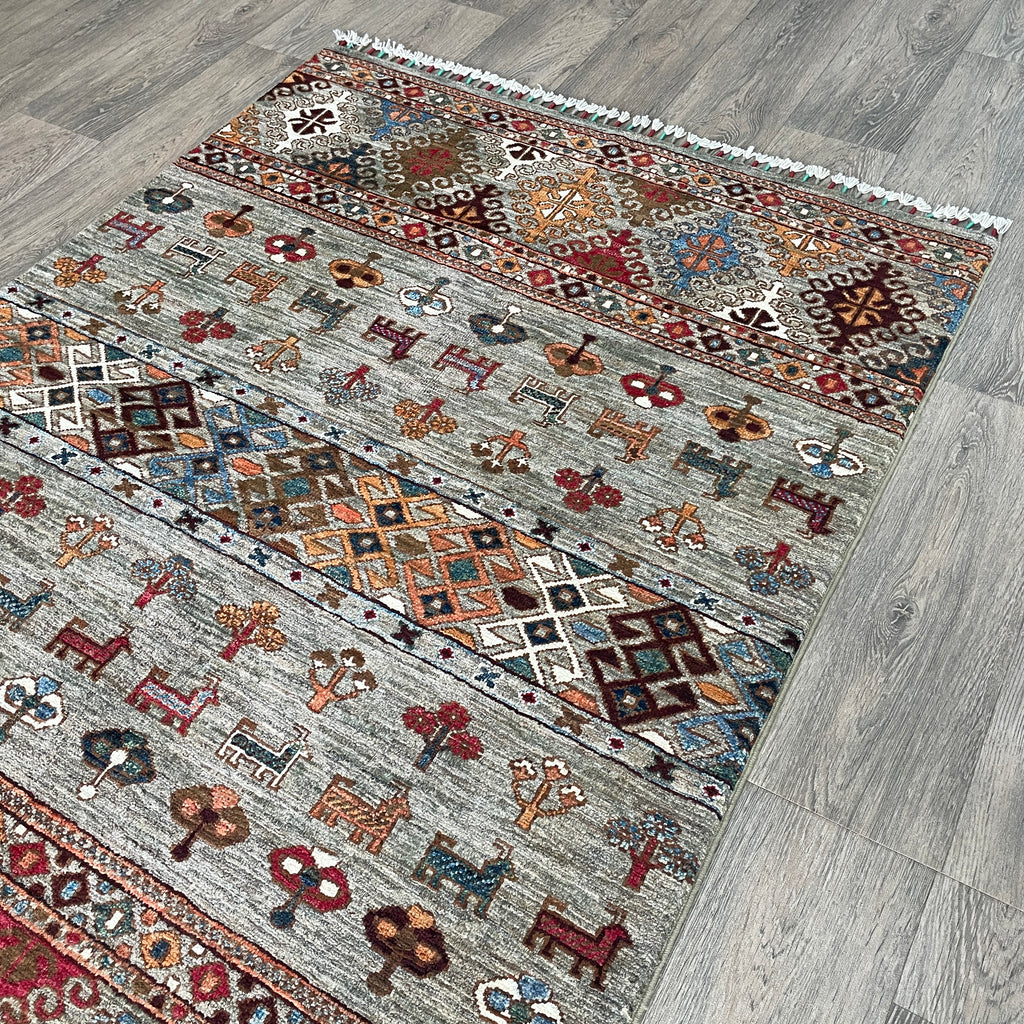 Afghan Khorjin Rug