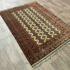 Old Afghan Zahir Shah Rug c. 1970