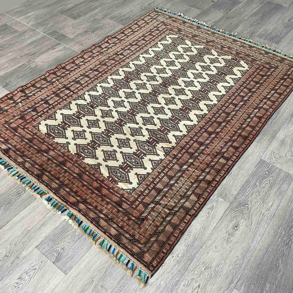 Old Afghan Zahir Shah Rug c. 1970