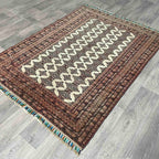 Old Afghan Zahir Shah Rug c. 1970