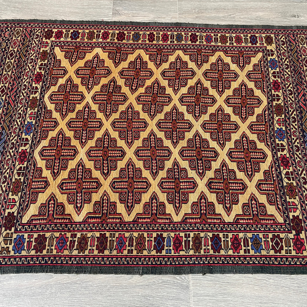 Afghan Fine Soumak Kilim Rug