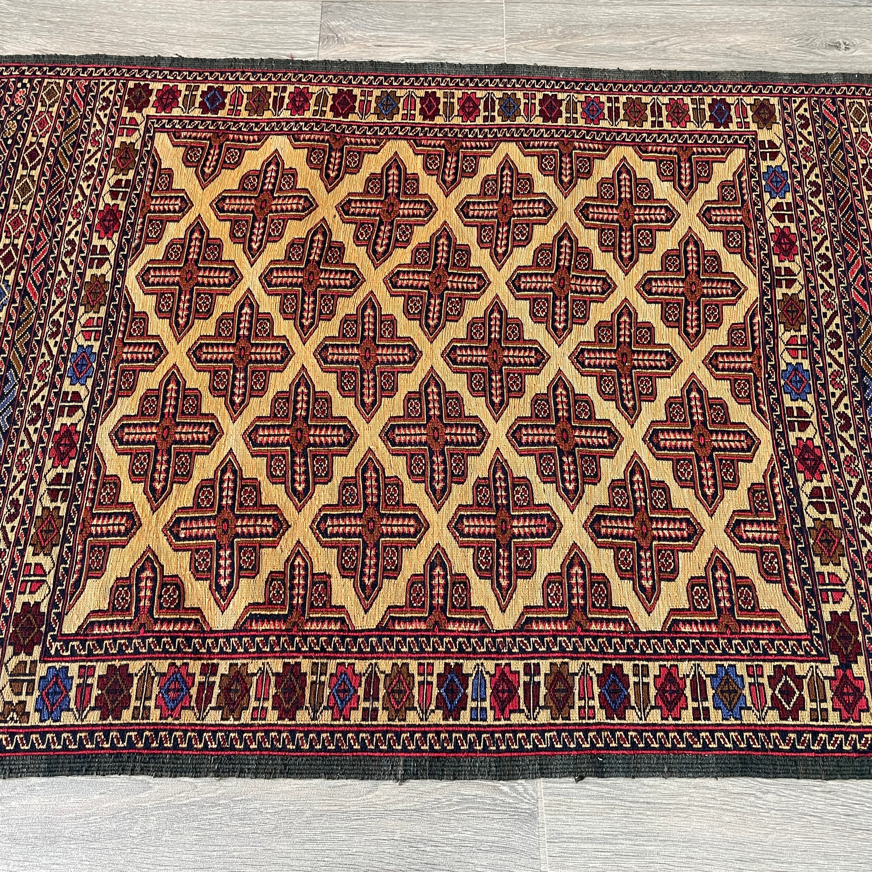 Afghan Fine Soumak Kilim Rug