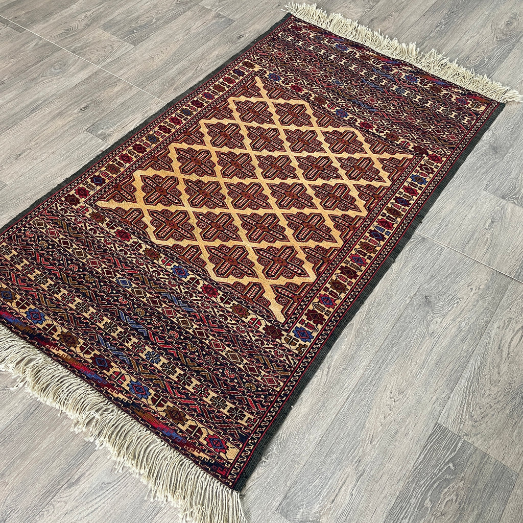Afghan Fine Soumak Kilim Rug