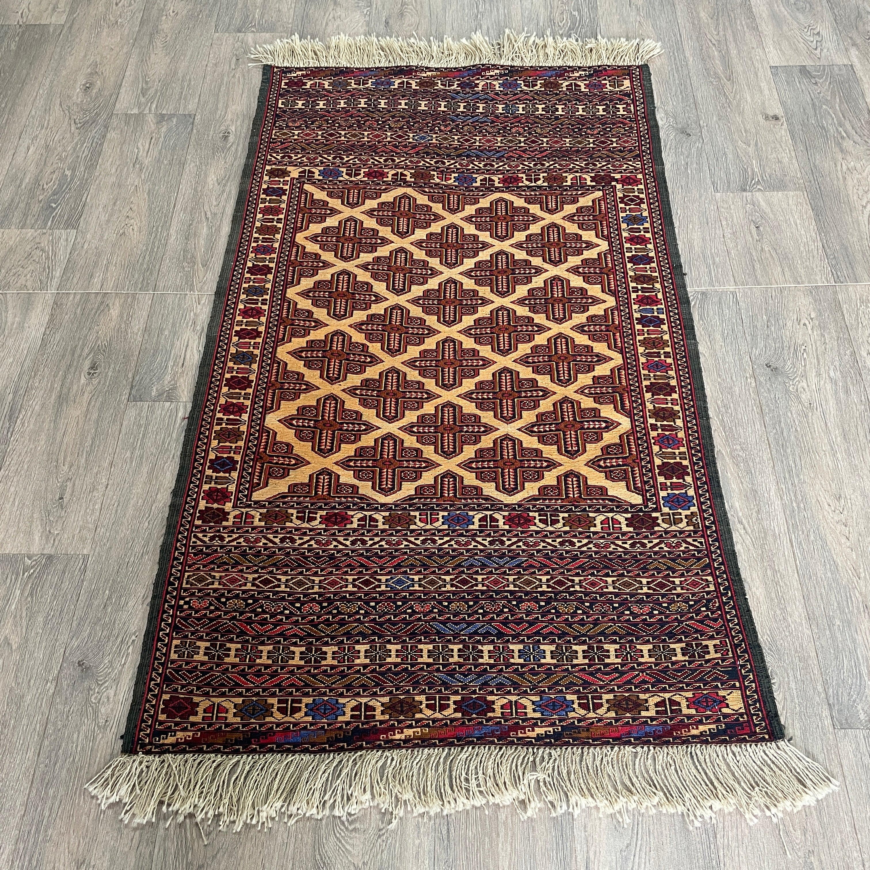 Afghan Fine Soumak Kilim Rug