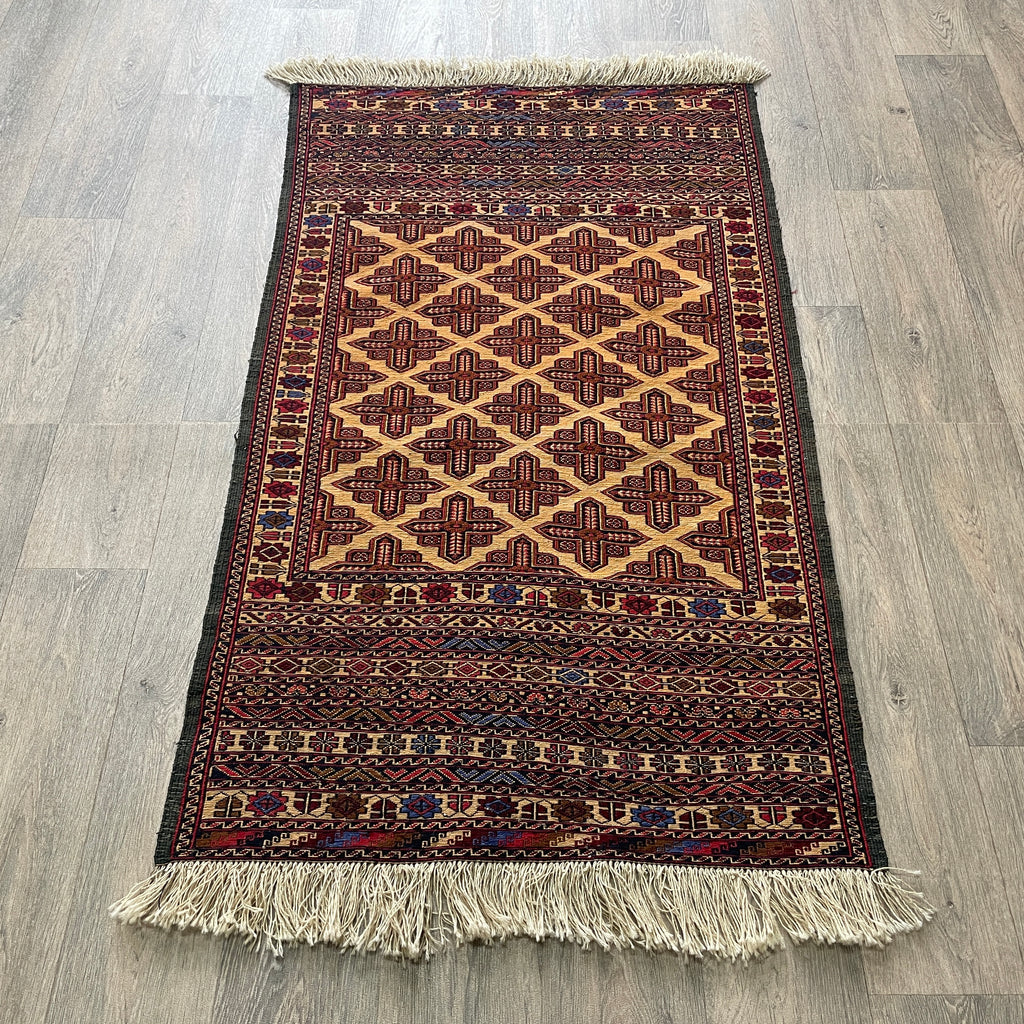 Afghan Fine Soumak Kilim Rug