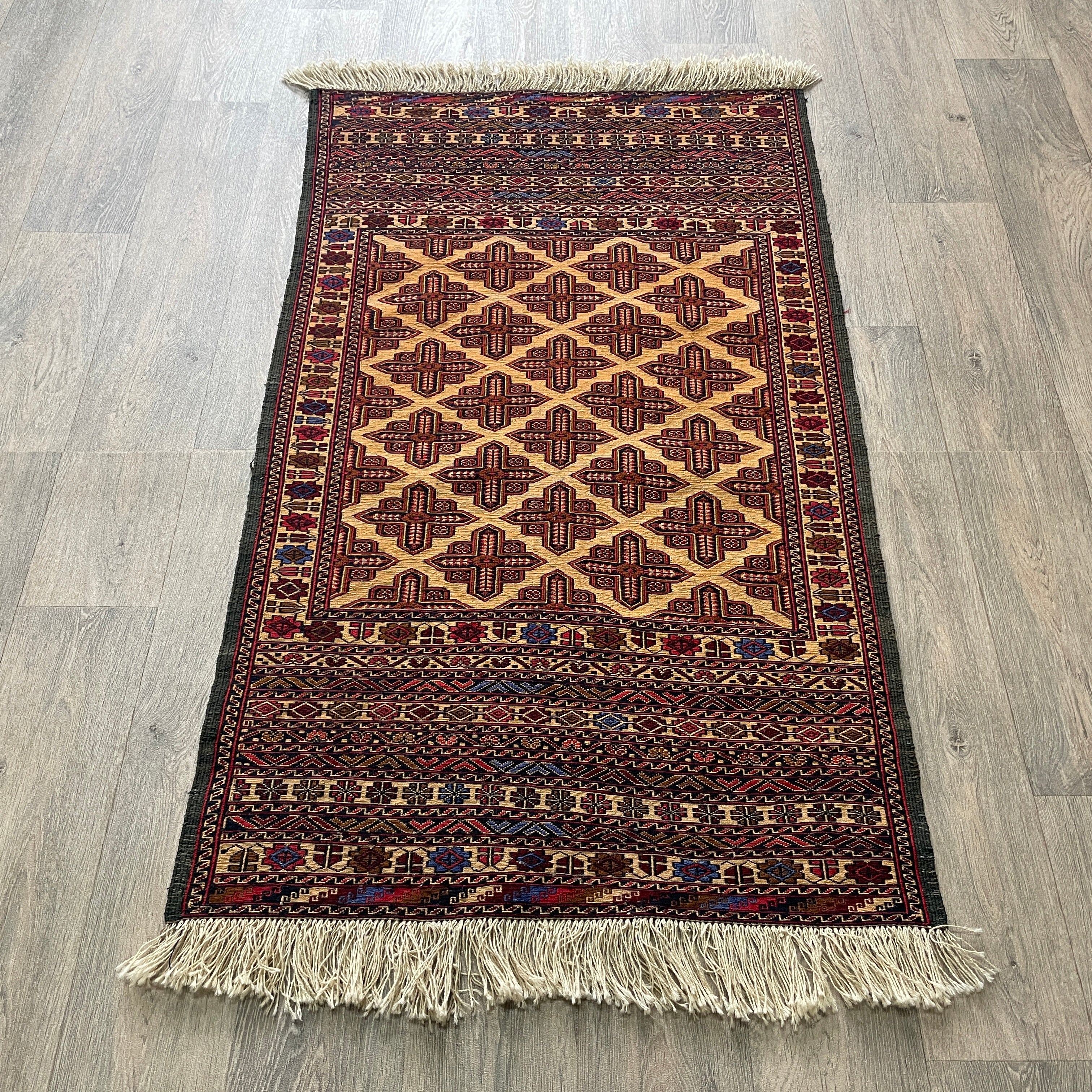 Afghan Fine Soumak Kilim Rug