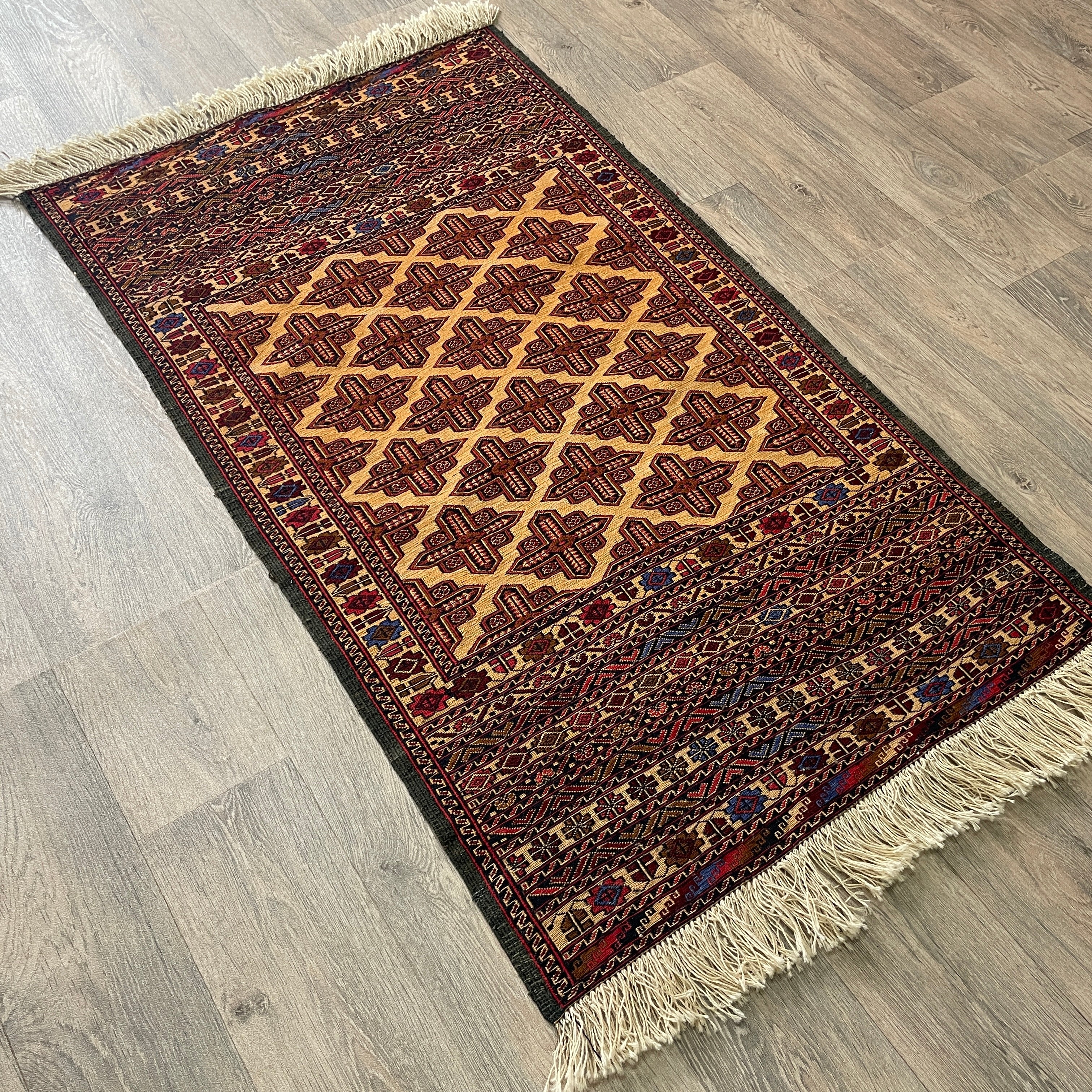 Afghan Fine Soumak Kilim Rug